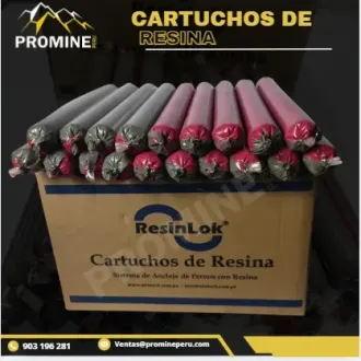 CARTUCHOS DE RESINA FIJACIÓN RÁPIDA Y SEGURA EN MINERÍA