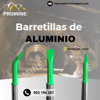 BARRETILLA DE ALUMINIO DE ALTA RESISTENCIA - PROMINE PERU