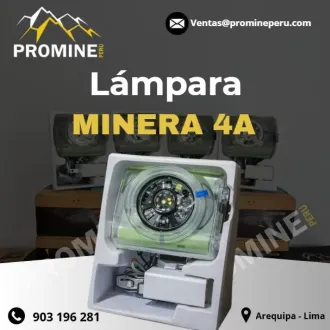 Lámparas Mineras Inalámbricas LED 4 A