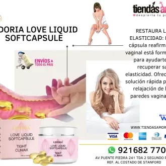 Lidoria Love Liquid Softcapsule desarrollo del pene potenci