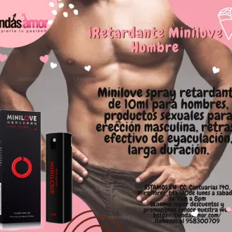 Spray Retardante Masculino Larga Duracion Minilove tiendas 