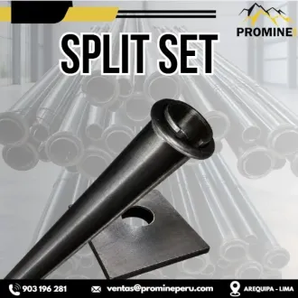 PERNOS SPLIT SET ANCLAJE RÁPIDO Y SEGURO PARA MINERÍA
