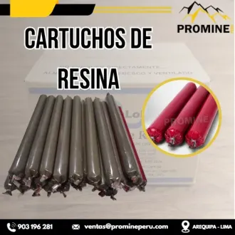 CARTUCHOS DE RESINA PRODUCTO MINERO 