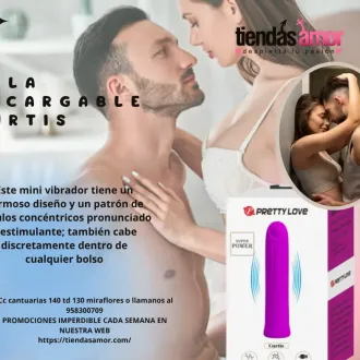 Bala Recargable Curtis morado tiendas amor miraflores 