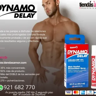 Dynamo Delay-Spray hombres para ayudarte a durar más tiempo 