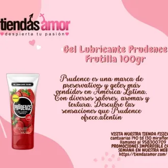 Gel Lubricante Prudence comestible tiendas amor miraflores