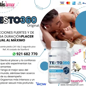 Testo 360 Original Promueve la vitalidad y la energía mascul