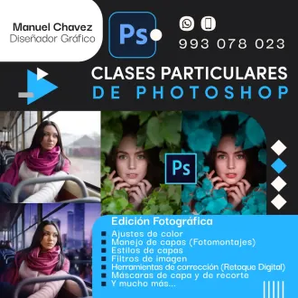Asesoría Clases Particulares de Adobe Photoshop 