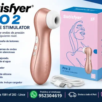 SATISFYER PRO 2 SUCCIONADOR CLITORAL - WATERPROOF SEXSHOP 