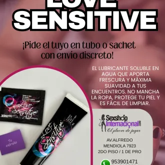 LOVE SENSITIVE LUBRICANTE INTIMO PARA PIEL DELICADA 