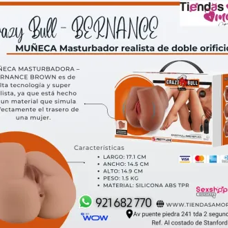 MUÑECA MASTURBADORA BERNANCE Desarrollo del Pene Potencia