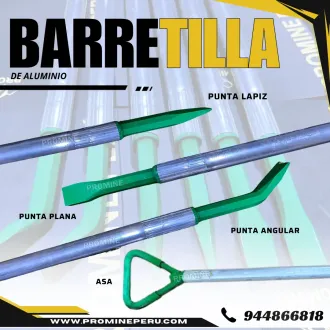 Barretilla de Aluminio Minera - Desquinchador - Antichispa