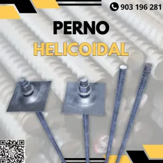 PERNO HELICOIDAL FIJACIÓN RESISTENTE PARA MINERÍA