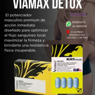 ERECTA Y PROLONGA TUS ENCUENTROS CON VIAMAX DETOX