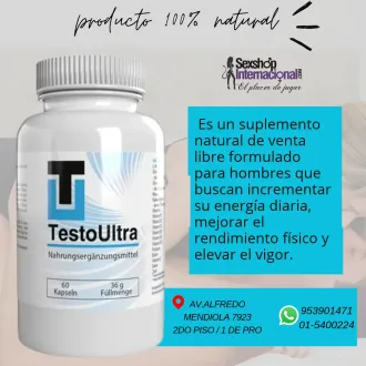 SUPLEMENTO TESTO ULTRA TRATAMIENTO QUE ELEVA TU MASCULINIDAD