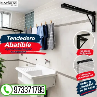 Tendedero abatible solución perfecta para secar de tu ropa