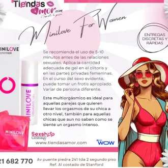 MINILOVE FOR WOMEN GEL ORGASMICO placer sexual Desarrollador