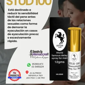 SPRAY RETARDANTE STUD 100 UN PRODUCTO NATURAL Y AMERICANO 