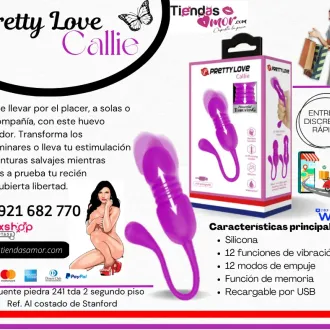  Pretty Love Bala Vibradora Con Empuje Callier Desarrollador