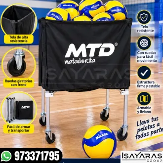 CARRITO PORTA PELOTAS EN LA MARCA MTD- ISAYARAS GROUP 