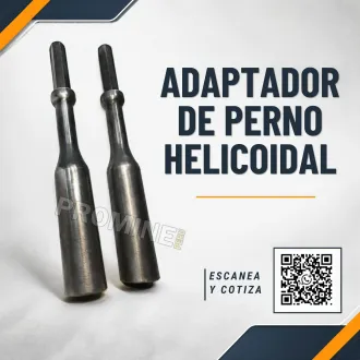 Adaptador para Perno Helicoidal y Sistemas de Sostenimiento 