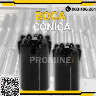 BROCAS CÓNICAS PRECISIÓN Y EFICIENCIA EN PERFORACIÓN MINERA