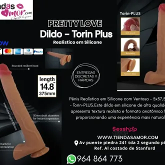 PRETTY LOVE Dildos TORIN PLUS Bioprost Desarrollo del Pene