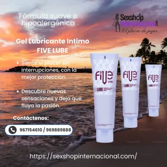 Five5 a Base de Agua Hipoalergénico con Sensación Natural