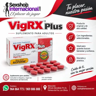 VIGRX PLUS BIENESTAR Y CONFIANZA PARA EL CUIDADO DEL HOMBRE