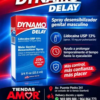  Dynamo Delay aumente la resistencia y prolongue el placer 
