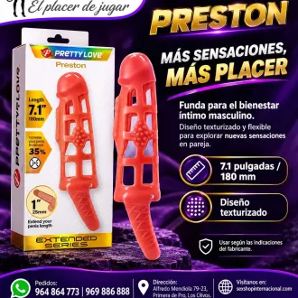 FUNDA CON VIBRADOR AGREGA MAS TAMAÑO A TU PENE - 969889888