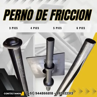Perno de Fricción para Minería Subterránea 4 5 y 6 Pies