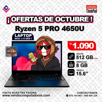 Laptop Lenovo Thinkpad Ryzen 5 PRO 4650U