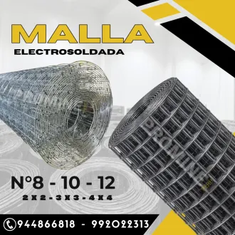  Malla electrosoldada para fortificación de minas
