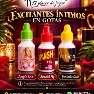 EXCITANTE FEMENINO EN GOTAS DESPIERTA A LA FIERA - 969889888