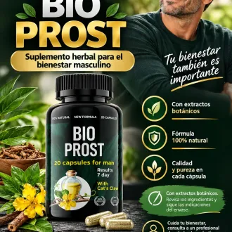 BIOPROST ALIVIA LOS PROBLEMAS DE LA PROSTATA BIENESTAR SEXUA