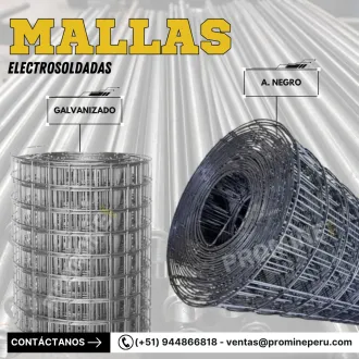 Mallas Electrosoldadas - Sostenimiento de Rocas - Minería 