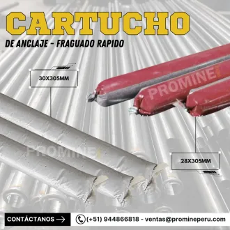 Cartucho de Anclaje Rápido para Pernos Helicoidal