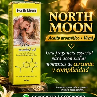 NORTH MOON ACEITE AROMÁTICO MASCULINO - SEXSHOP 969889888