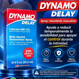 DYNAMO DELAY - SPRAY RETARDANTE - SEXSHOP TIENDA EROTICA 