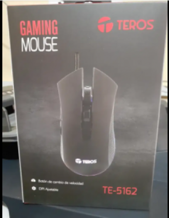 MOUSE GAMER TEROS RGB NUEVO