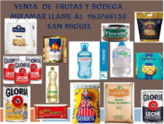 VENTA DE FRUTAS Y ABARROTES
