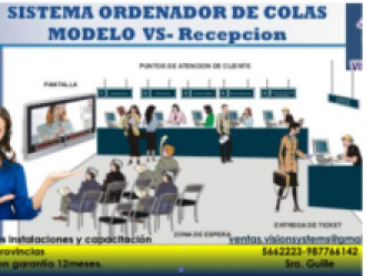 ORDENADOR DE COLAS MODELO RECEPCION A TV