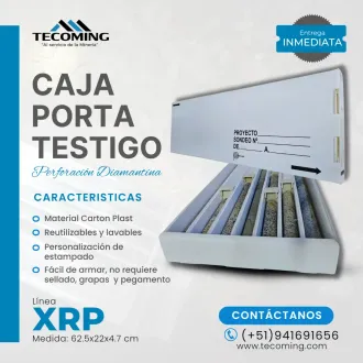 CAJAS PORTA TESTIGO DE CARTON PLAST PARA ALMACENAMIENTO EFIC