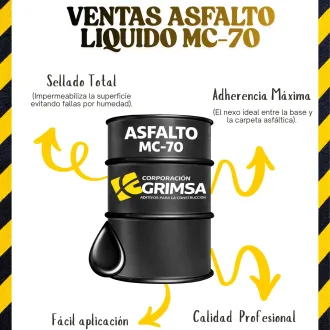 VENTA DE ASFALTO LIQUIDO MC-70 CON DESPACHO INMEDIATO 