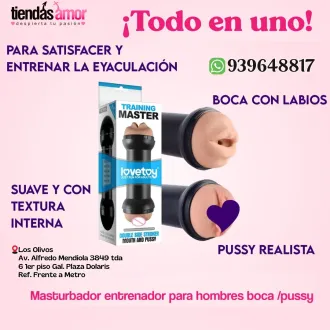 Masturbador de sensación elástica y realista 