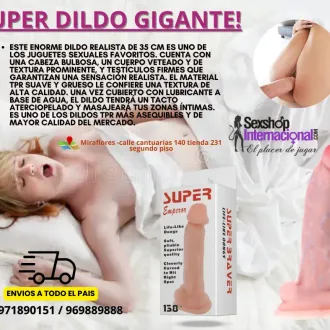 CUMPLE TUS FANTASIAS CON ESTE PENE GIGANTE 15 PULGADAS 