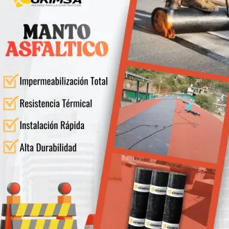 VENTA DE MANTO ASFALTICO DE ALTA CALIDAD