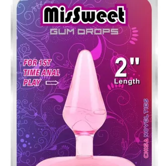 Consolador Dilatador Miss Sweet 2 Rosa Transparente