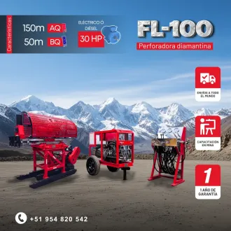 PERFORADORA PACKSACK FL-100 equipos para mineria 
